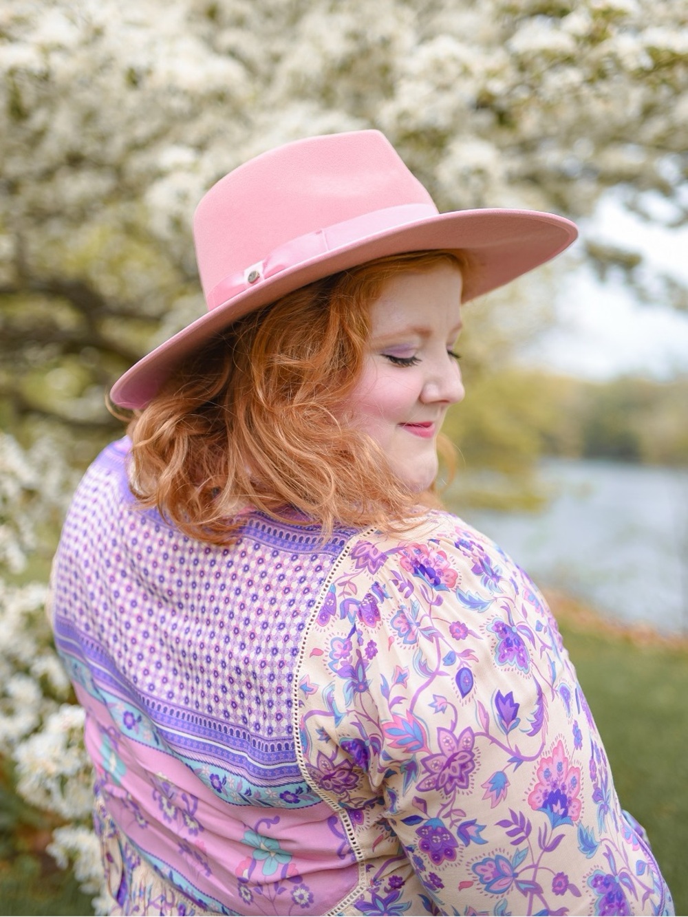 Pink Western Hat
